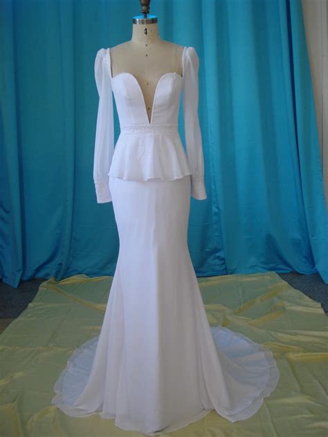 Vintage Long Sleeve Bridal Dresses Darius Cordell Fashion Ltd