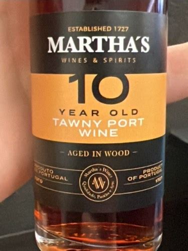 N V Martha S 10 Years Old Tawny Port Vivino US