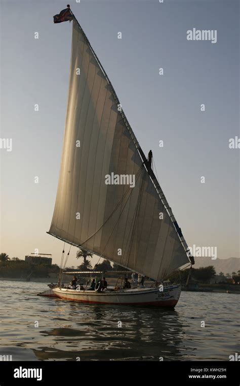 Felucca River Nile Stock Photo - Alamy