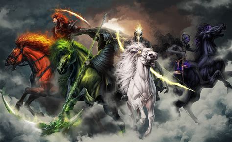 ArtStation - Four Horsemen of Apocalypse | Horsemen of the apocalypse ...