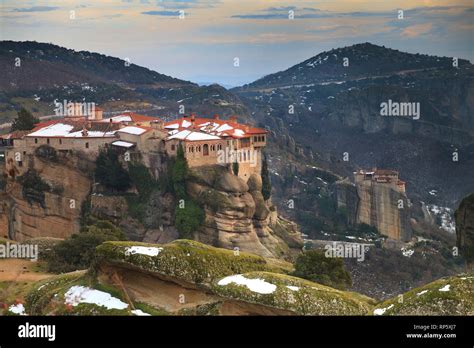 Meteora Trikala In Greece Stock Photo Alamy