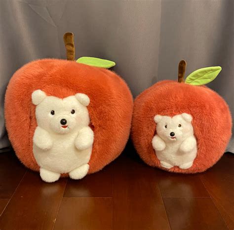 Cute Apple Plush Toy – ivybycrafts