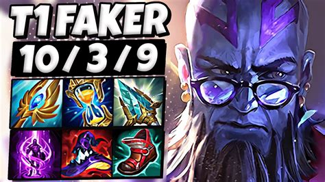 T1 Faker Ryze MID Vs K Sante Patch 13 1 Ranked Korea YouTube