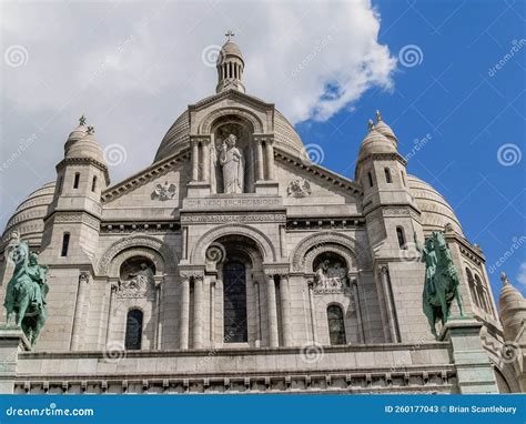 Sacred Heart Basilica Architectural Perspective Stock Image - Image of ...