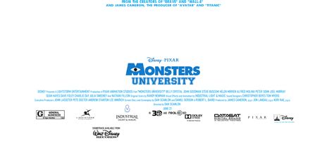 Monsters University (My Version) Credits by SamLikesAnArt on DeviantArt