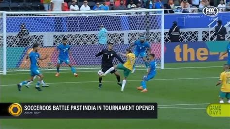 Asian Cup Socceroos Vs India Analysis By Robbie Slater The Australian