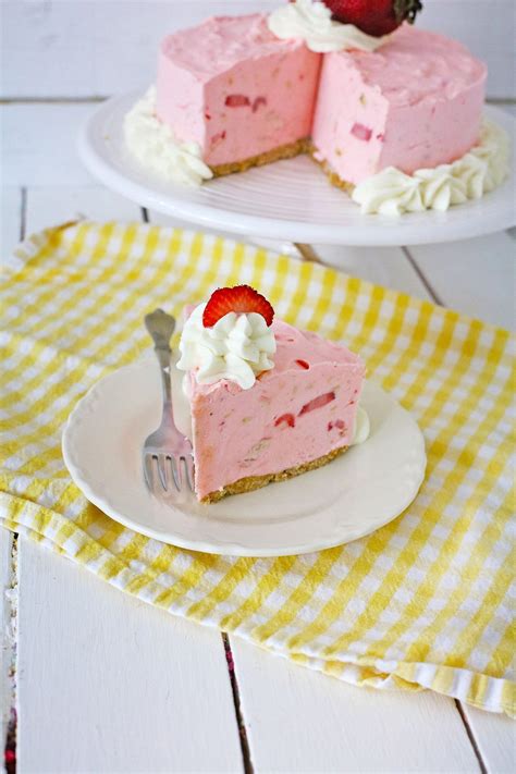 Strawberry Pie Cheesecake No Bake Kitchen Fun With My Sons