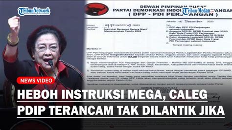 NGERI Instruksi Megawati Caleg PDIP Terancam Tak Dilantik Jika Suara