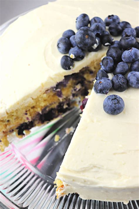 Low Carb Lemon Blueberry Cream Cake Explorer Momma