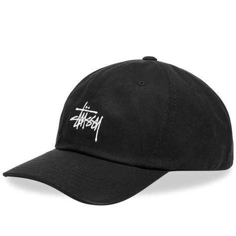 Stussy Stock Low Pro Cap Black End Jp