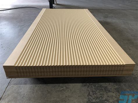 Fluted Mdf Scandinavian Profiles Machining And Fabricating Building