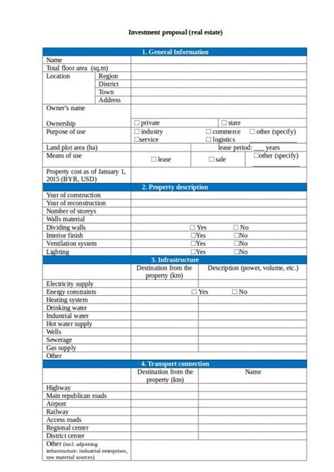 Investor Proposal Template PARAHYENA