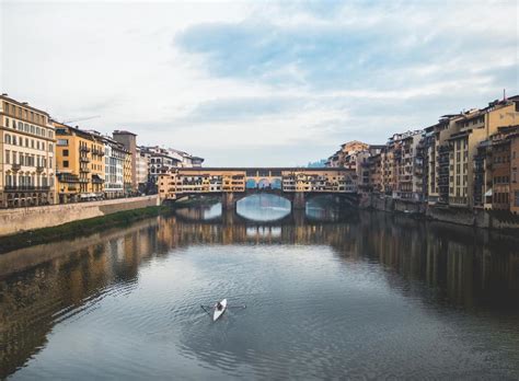 Free Stock Photo Of Ponte Vecchio Bridge Over The Arno River In