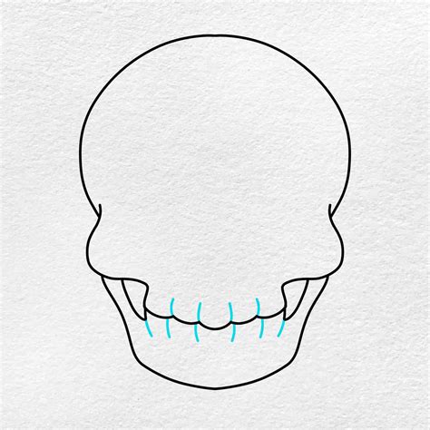 Scary Skull Drawing - HelloArtsy