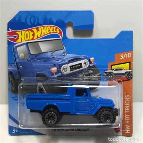 Hot Wheels Toyota Land Cruise Azul Hotwheels Comprar Coches En Miniatura A Otras Escalas En