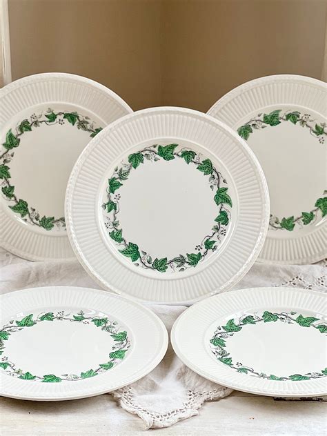 Set Of Vintage Wedgwood Edme Stratford Salad Plates Made In England