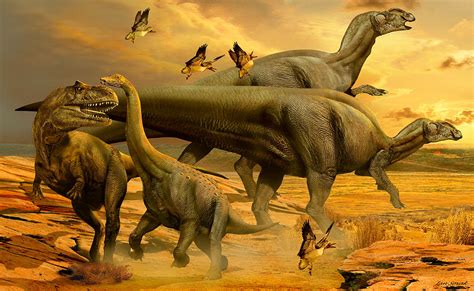Willinakaqe Saltasaurus Aucasaurus Digital Art By Jan Sovak