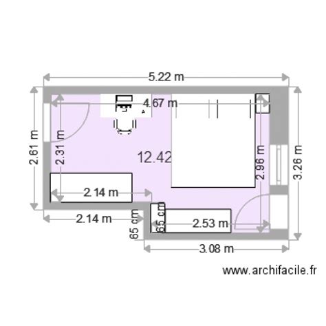 Chambre enfants transformée amis - Plan dessiné par MG100