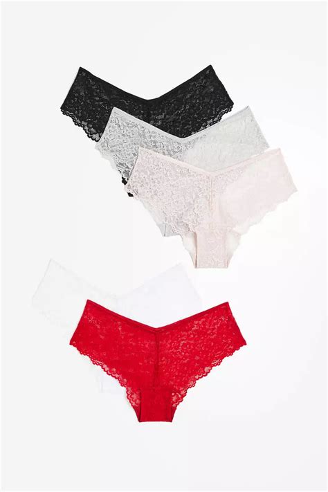 Buy Handm 5 Pack Lace Hipster Briefs 2024 Online Zalora Philippines