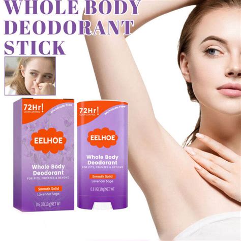 Whole Body Deodorant Stick 72 Hour Odor Control Long Lasting Fragrance