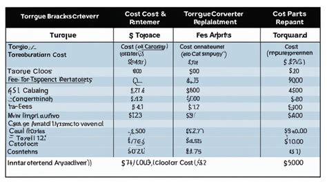 How Much Does It Cost To Replace A Torque Converter