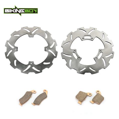 Bikingboy Motocross Front Rear Brake Disk Disc Rotor Pad For Honda