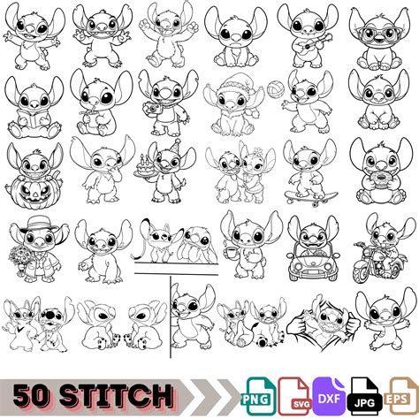 Stitch And Lilo Svg Bundle Cartoon Svg Angel Svg Lilo And Stitch Svg