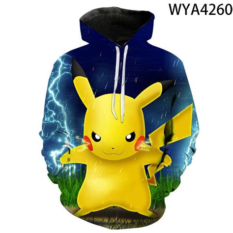 Buy Pokemon Various Cute Pokemons Themed Warm Hoodies 15 Designs Hoodies And Sweatshirts