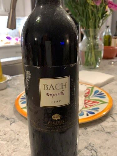 Bach Tempranillo Penedès Vivino US