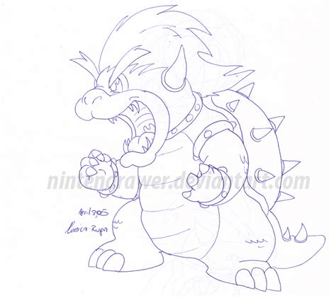 Bowser Doodle By Nintendrawer On Deviantart