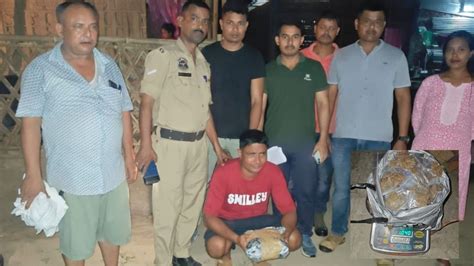 Assam Police Seizes Over 1 Kg Of Cannabis In Dibrugarh Arrests One