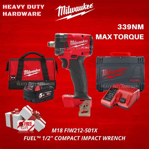 Milwaukee M Fiw X X Fuel Compact Stubby Impact Wrench