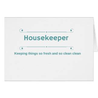 Housekeeping Cards | Zazzle