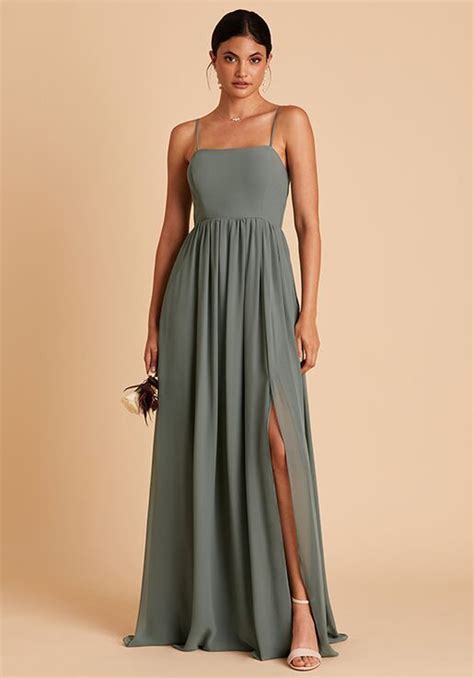 Birdy Grey August Convertible Dress In Chiffon Sea Glass Bridesmaid