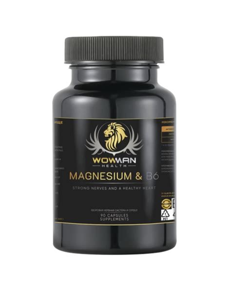 БАД WowMan Магний В6 ("Magnesium B6") | отзывы