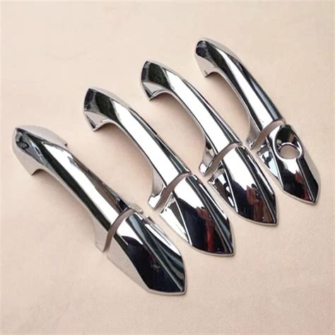 8pieces F011 car exterior door handle cover chromium styling for USA cars F** Series Esc ...