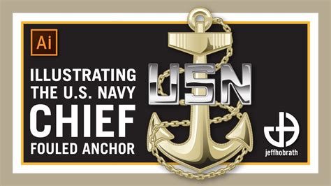 Illustrating The U S Navy Chief Cpo Fouled Anchor In Adobe