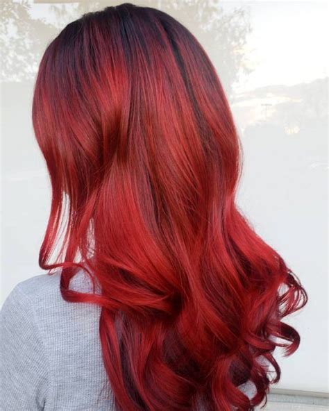 The Hottest Red Balayage Hair Color Ideas Right Now Red Balayage