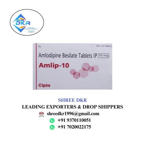 Amlip Mg Amlodipine Tablet At Rs Stripe Nagpur Id