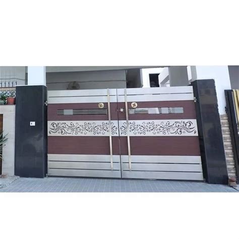 Modern Stainless Steel Hinged Main Gate For Safety Purposes At Rs 1300