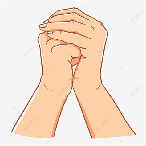 Hand Drawn Hands Vector Art Png Hands Folded Hand Drawn Prayer