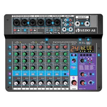 Mesa De Som Canais Mixer Udio Usb Smart Profissional A Conjunto