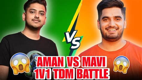 Aman VS Mavi 1v1 TDM BATTLE YouTube