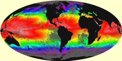 Focus sur les températures des océans Mer Océan