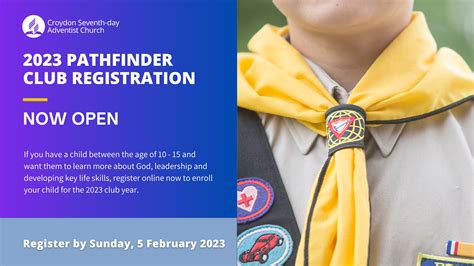 Pathfinder Club 2023 Registration Croydon Seventh Day Adventist Church