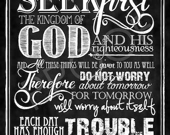 Scripture Art Psalm 28 7 Chalkboard Style By ToSuchAsTheseDesigns