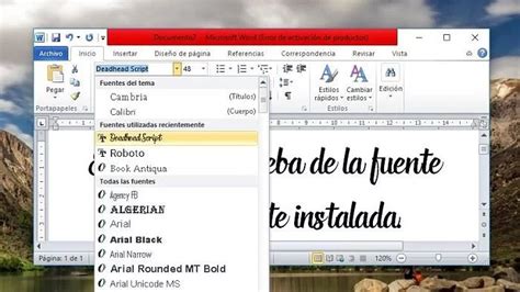 Cómo Descargar E Instalar Fuentes Para Word En Windows 10