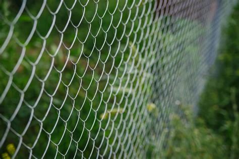 Premium Photo The Background Is Made Of Metal Mesh A Fence On A