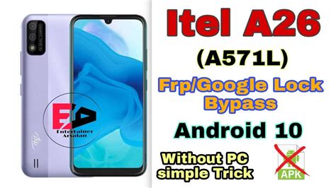 Itel A A L Frp Bypass Itel Bl Ci Android