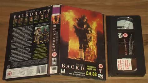 Backdraft Vhs Video Big Box Ex Rental Cic Pal £499 Picclick Uk
